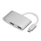 HCT 028-120 USB-C 3.1-apa/HDMI-anya/USB-C 3.1-anya/ USB3.0-anya konverter