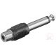 Goobay 11118 6.35mm jack - RCA monó átalakító adapter