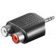 Goobay 11604 3,5 mm Jack Apa - 2 x RCA Anya adapter