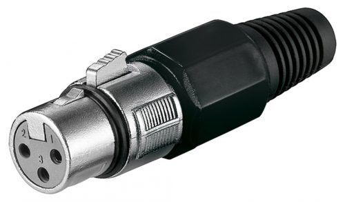 Goobay 11755 XLR csatlakozó 3 pólusú