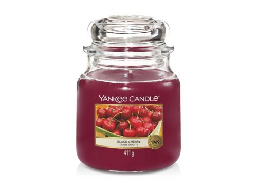 Yankee Candle 17770 Illatgyertya Érett cseresznye (Black Cherry) 411 g - közepes