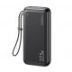 USAMS 20KCD16801 Power Bank 20000 mAh,QC3.0, 22,5W Fekete