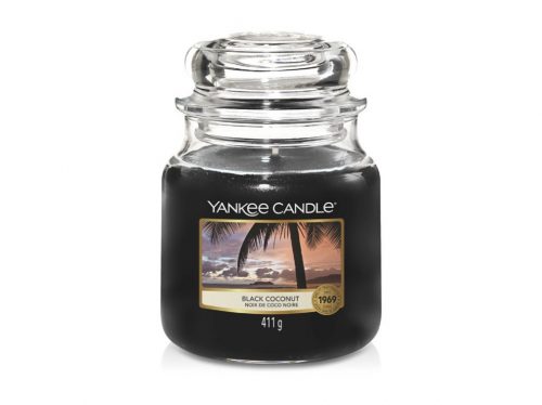 Yankee Candle 22662Black Coconut Classic közepes gyertya 411 g