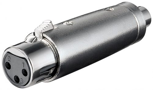 Goobay 27457 XLR adapter, RCA aljzat átalakító