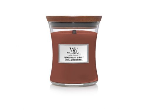 Woodwick 38282 Smoked Walnut & Maple közepes gyertya