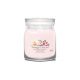 Yankee Candle Candle pink Cherry & Vanilla közepes gyertya 40494