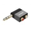 UGREEN 40846 6.35 mm jack- 2 x RCA átalakító adapter