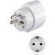 Goobay 45355 EU -> US/JP 250V Power Plug Utazó adapter - Fehér