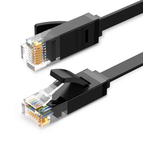 Ugreen 50176 Ethernet patchcord kábel RJ45 Cat 6, UTP 5m fekete