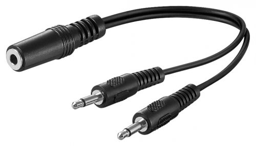 Goobay 50472 Audio átalakító, elosztó adapter