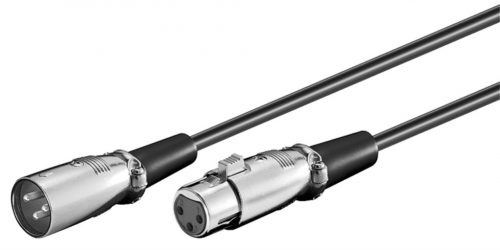 Goobay 50705 PREMIUM hosszabbító kábel XLR anya – XLR apa, 2 m