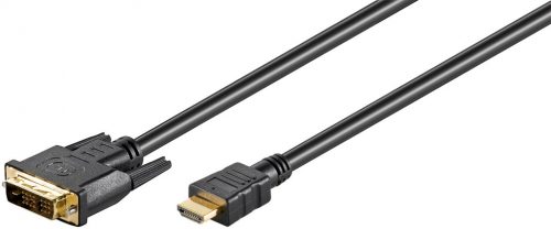 Goobay 51580 DVI-HDMI, aranyozott 2m