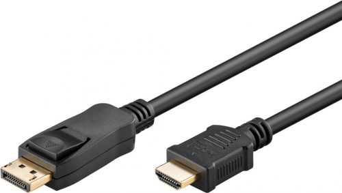 Goobay 51957 DisplayPort v1.1 - HDMI kábel 2m Fekete