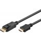 Goobay 51957 DisplayPort v1.1 - HDMI kábel 2m Fekete