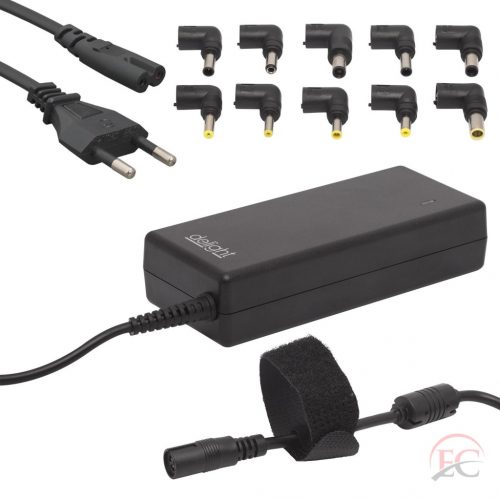 Delight 55360 Univerzális laptop/notebook töltő adapter tápkábellel