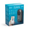 Delight 55387BK Smart Wi-Fi-s videó kaputelefon - akkumulátoros, 12V - MicroSD, FHD, PIR - fekete