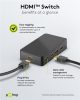 Goobay 58489 HDMI - 4 x HDMI 4K elosztó 1080p, fekete