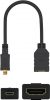 Goobay 58683 Micro HDMI apa - HDMI anya Adapter 0,15 m