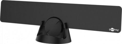 Goobay 67183 Ultravékony beltéri DVB-T és DVB-T2 aktív TV antenna, LTE / 4G szűrő