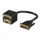 Goobay 68735 DVI plug - DVI jack + SVGA jack