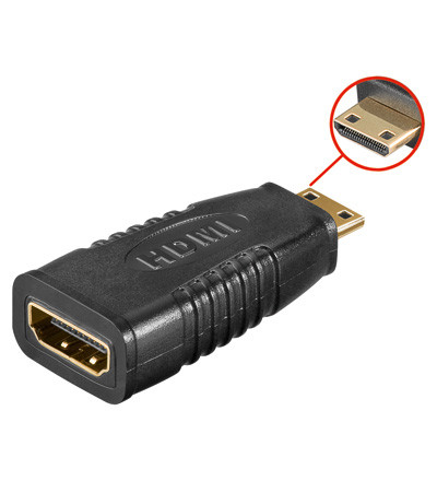 Goobay 68841 HDMI-mini HDMI átalakító, aranyozott kiváló minőség