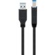 Goobay 93654 A-B kábel USB nyomtatókábel, 3.0, 3m