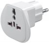 Goobay 94026 Univerzális hálozati töltő átalakitó/adapter, max.16A, fehér