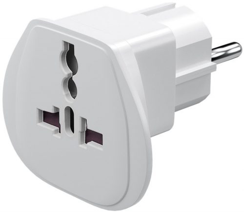 Goobay 94026 Univerzális hálozati töltő átalakitó/adapter, max.16A, fehér