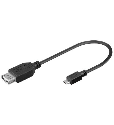 Goobay 95193 USB 2.0 Hi-Speed adapter kábel, Mini USB - USB aljzat