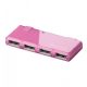 Goobay 95672 USB HUB,pink,4 portos