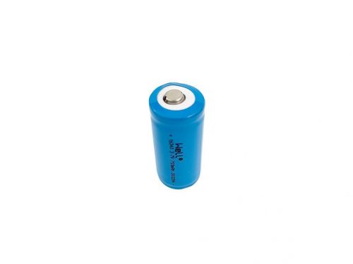 Well ACCU-16340L/70/P2.1-TH-WL ipari akkumulátor, 700 mAh