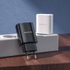 Borofone Hálózati töltő adapter BN1 Innovative - USB + 1db Lightning kábel - 2.1A fekete