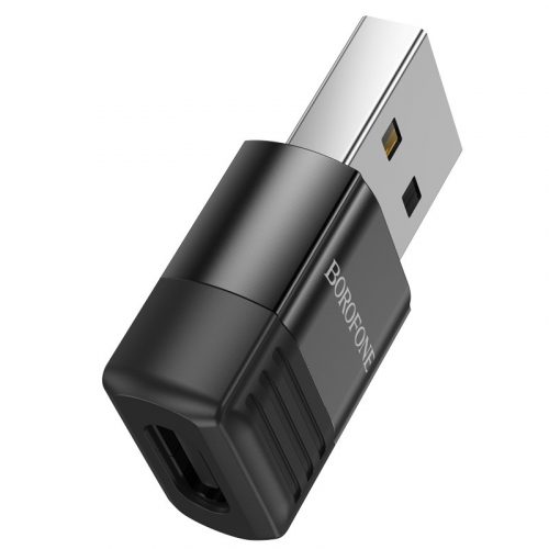 Borofone BV18 USB - Type C adapter fekete