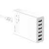 Blitwzolf BlitzWolf® BW-S15 asztali USB gyorstöltő, 60W, 6 USB port (2 gyorstöltő + 4 normál port)