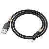 Borofone BX92 USB - Lightning kábel 1m 2,4A – fekete