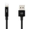 Mcdodo King USB - Lightning 1,8 m fekete CA-4602 automatikus kikapcsolással