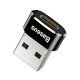 Baseus CAAOTG-01 átalakító, C típusú USB és USB adapter csatlakozó, fekete