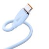 Baseus CAGD010003 Jelly Cable USB-A apa - USB-C apa 2.0 Adat és töltőkábel - Kék (1.2m)