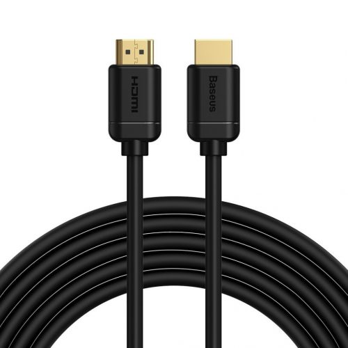 Baseus HDMI 2.0 kábel 4K 30 Hz 3D HDR 18 Gbit 5 m fekete (CAKGQ-D01)