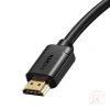 Baseus HDMI 2.0 kábel 4K 30 Hz 3D HDR 18 Gbit 5 m fekete (CAKGQ-D01)