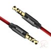 Baseus Yiven audio kábel mini jack 3,5 mm AUX 1m, piros (CAM30-B91)