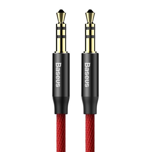 Baseus Yiven audio kábel mini jack 3,5 mm AUX 1.5m, piros (CAM30-C91)