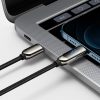 Baseus USB Type C - Lightning kábel 20W PD kijelzővel 2m fekete (CATLSK-A01)