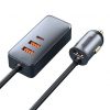 Baseus Share Together CCBT-B0G Autós 3xUSB-A + USB-C töltő (120W)