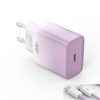 XO CE18 PD hálózati töltő USB-C 30W QC3.0  USB-C-USB-C kábellel – lila-fehér