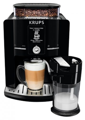 Krups EA829810 Latt'Espress automata eszpresszó kávéfőző, fekete