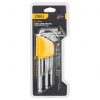 Deli Tools EDL3088 imbuszkulcs készlet 9 részes 1.5-10mm, extra hosszú gömbvégű