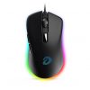 Dareu EM908 RGB vezetékes gamer egér, fekete 600-6000 DPI