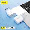 Foneng EU39 USB-C Hálózati töltő + USB-C Kábel - Fehér (20W)