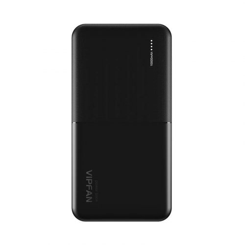 Vipfan Ultra-Thin F04 Power Bank 10000mAh - Fekete